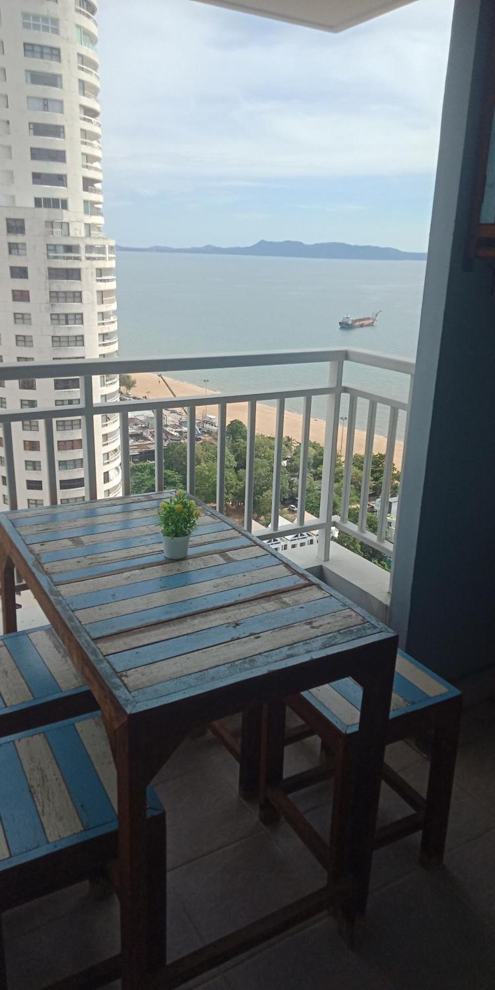 1Bedroom Seaview ห้องวิวมุมทะเล พัทยา Pantai Jomtien Luaran gambar